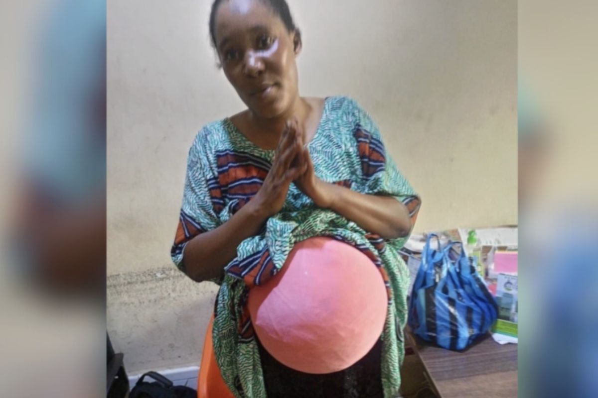 NDLEA Arrests Woman Who Faked Pregnancy to Smuggle 3,200 Tramadol Capsules