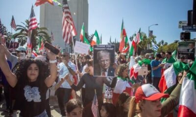 Crowds in Los Angeles Celebrate Reported Death of Iran’s Supreme Leader