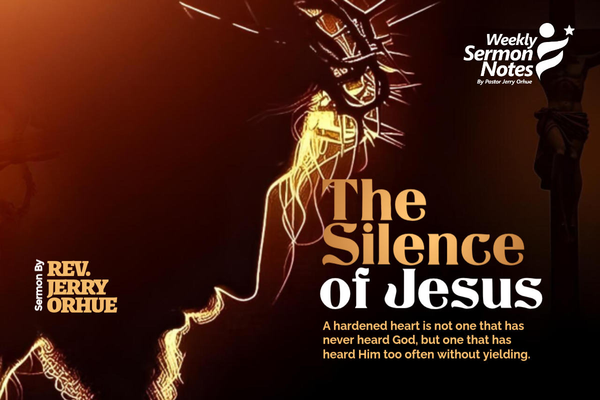 The Silence of Jesus